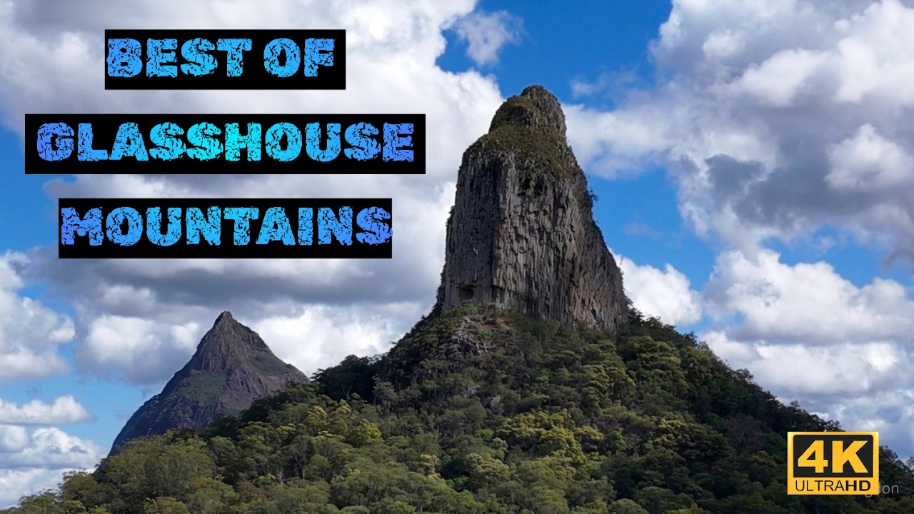 Best of the GLASSHOUSE MOUNTAINS - a Cinematic Drone Tour of Queensland's Ancient Giants