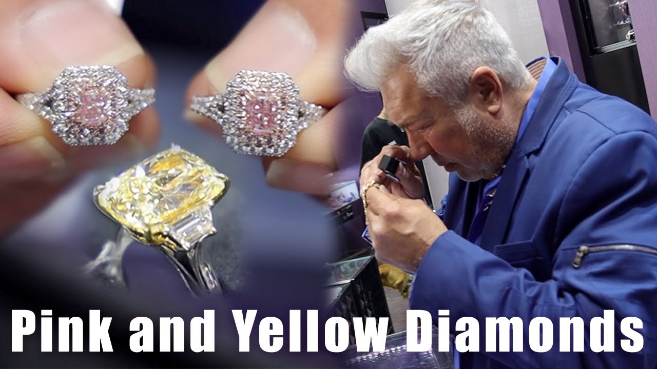 PINK AND YELLOW DIAMONDS!!  Day in the Jewelry Store