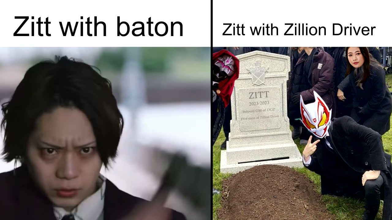 Zitt with baton and Zitt with zillion driver