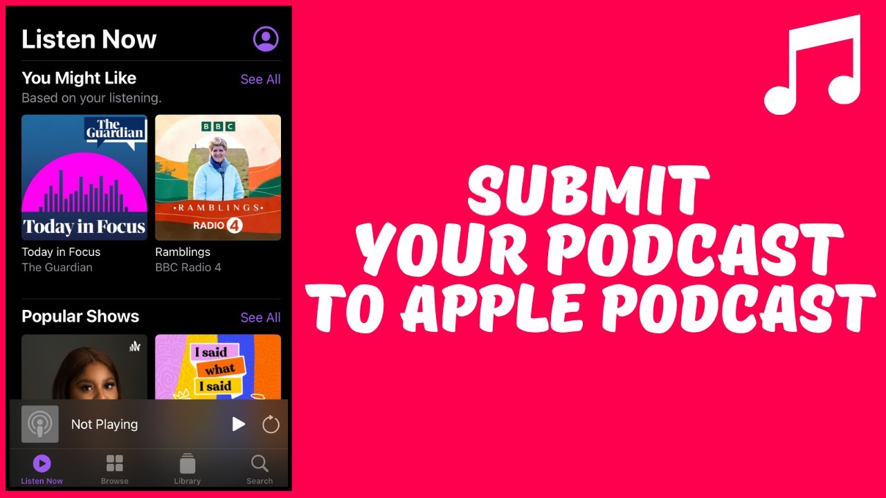 How to Upload A Podcast to Apple Podcasts