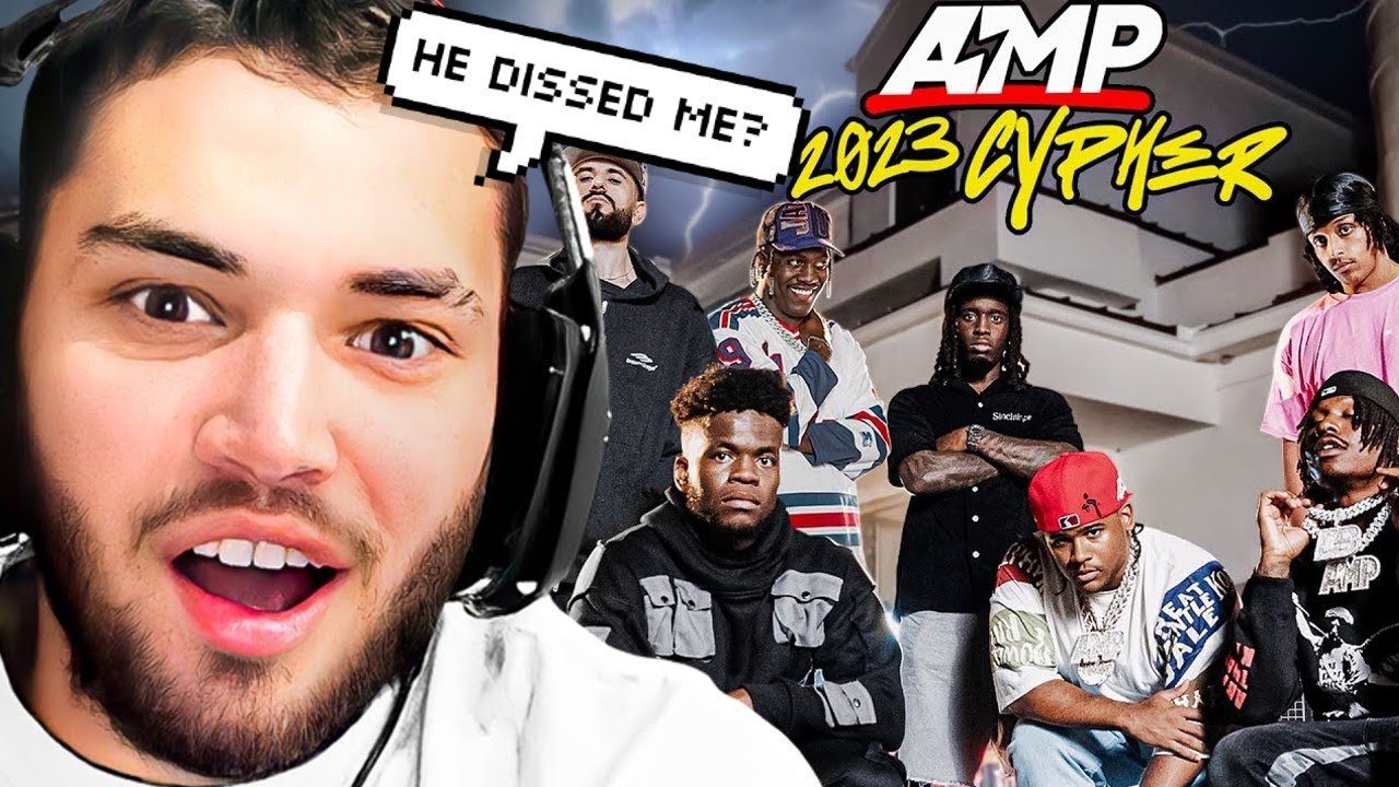 Adin Ross Reacts To The AMP FRESHMAN CYPHER 2023 + CALLS Kai Cenat And Duke Dennis