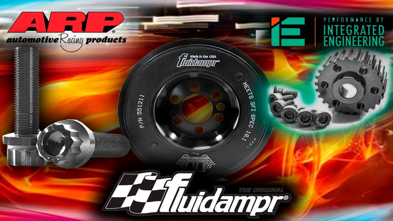 Instalación de polea FLUIDAMPR, engrane BILLET y tornillo ARP | Jorginho Ruiz