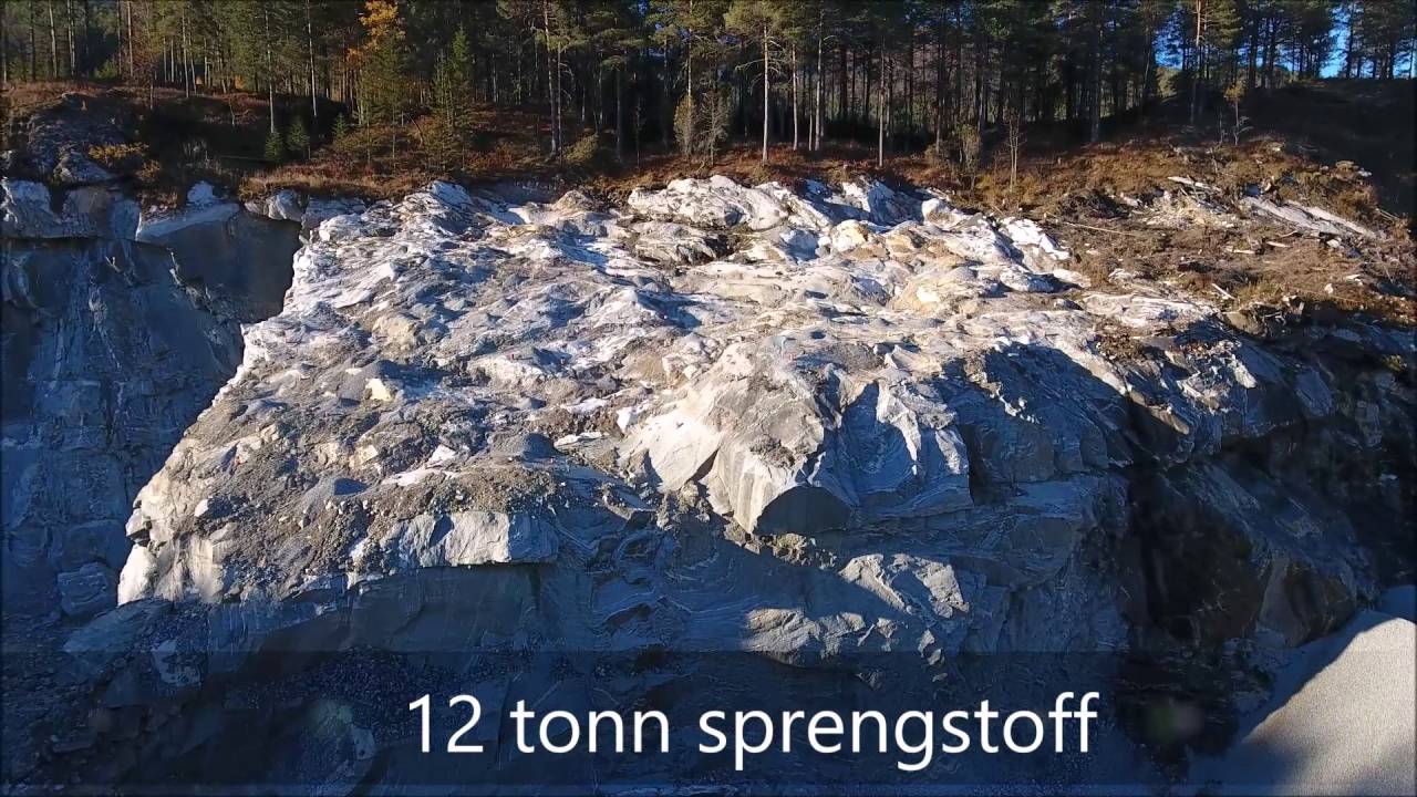 F&oslash;rfilm til sprenging i November 2016 av Jostein Sunde A/S