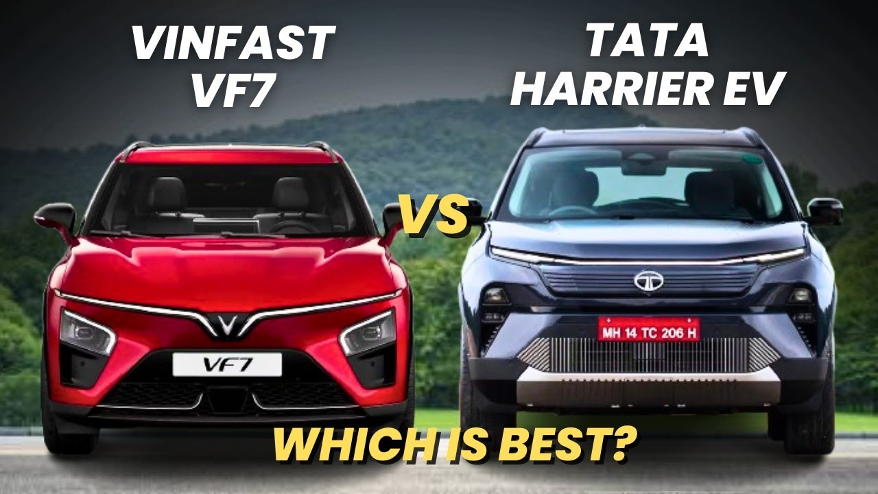 Vinfast VF7 vs Tata Harrier EV | Which is Best? | vinfast vf7 | vf7 vinfast