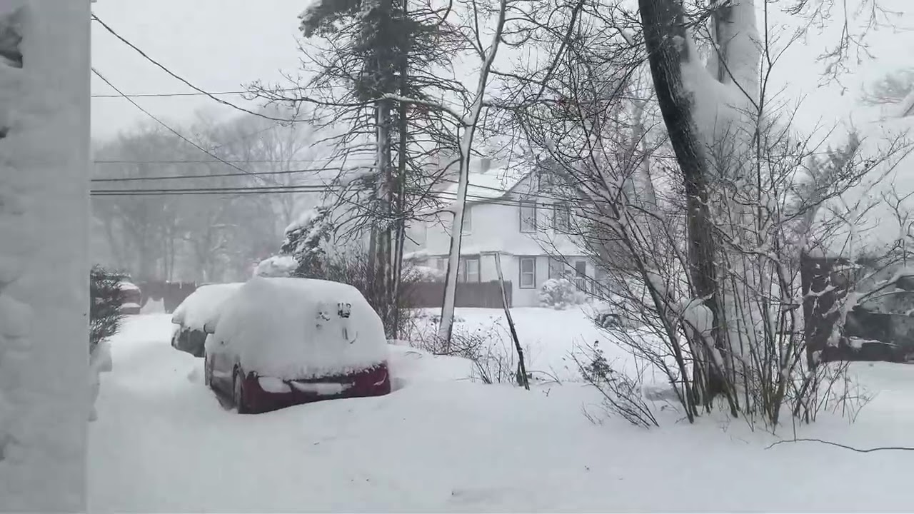 Snowmageddon 2026 on Long Island! #blizzard  #blizzard2026