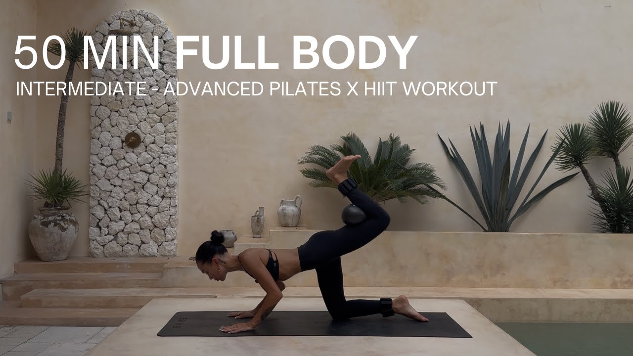 50 MIN FULL BODY SWEAT AND SCULPT | Intermediate - Advanced Home Workout | Pilates x HIIT