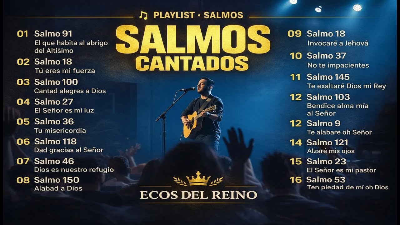 Mejores Salmos Cantados – Música Cristiana de Oración | 60 Minutos