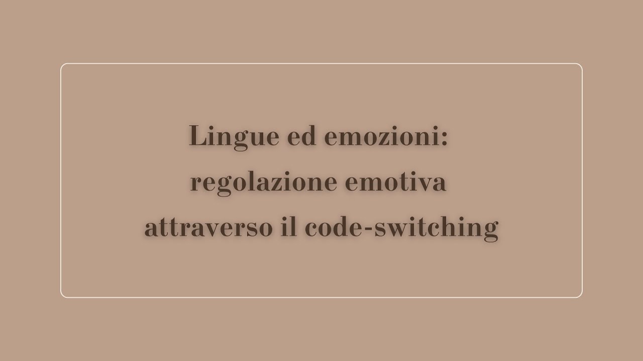 Giada Fiorà - Presentazione Tesi di laurea triennale SSML San Domenico (ENG) - a.a. 2024/2025