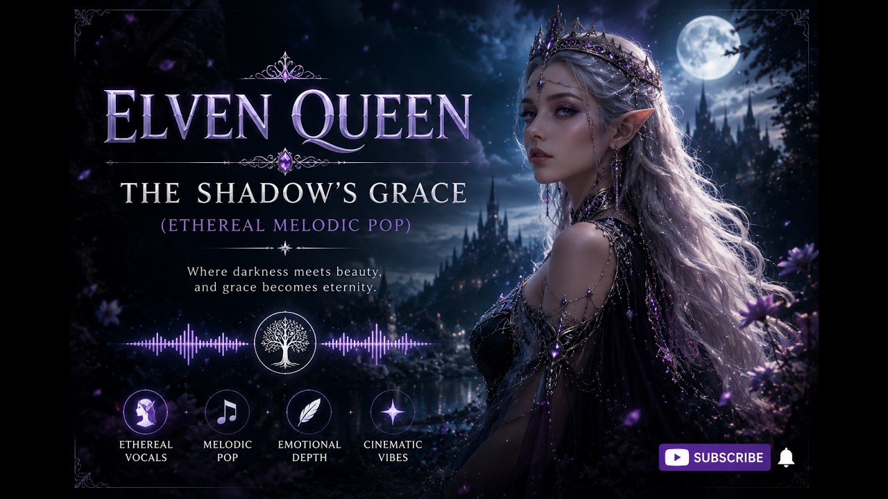 Elven Queen - The Shadow’s Grace (Ethereal Melodic Pop) | Official Visualizer