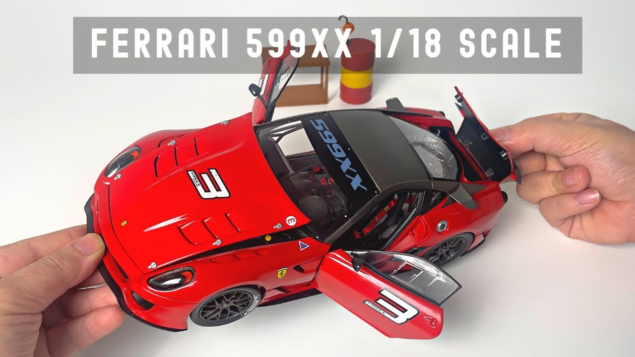 Unboxing Ferrari 599XX - Hot Wheels Elite Diecast 1/18 Scale