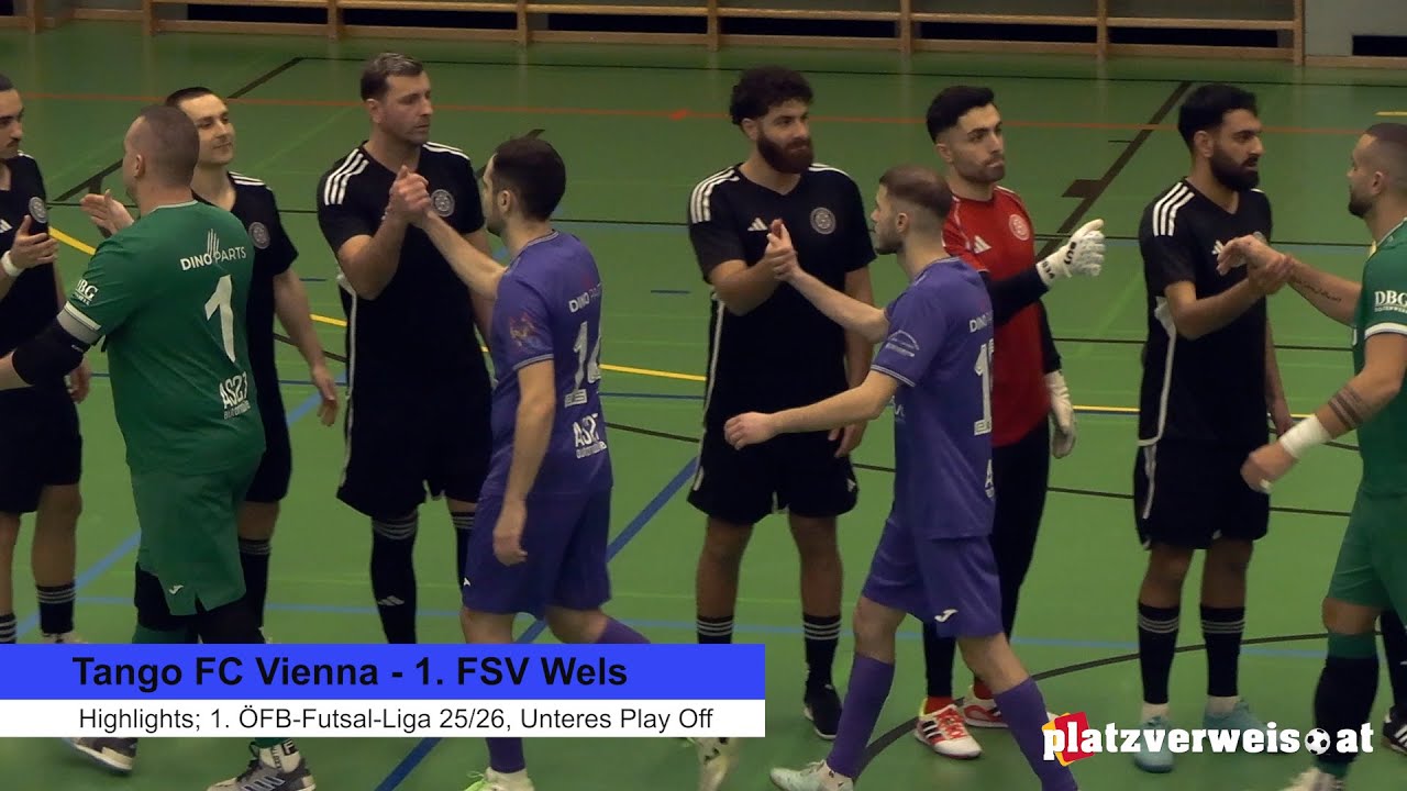 Highlights; Tango FC Vienna - 1. FSV Wels, 1. ÖFB-Futsal-Liga, Unters Play Off