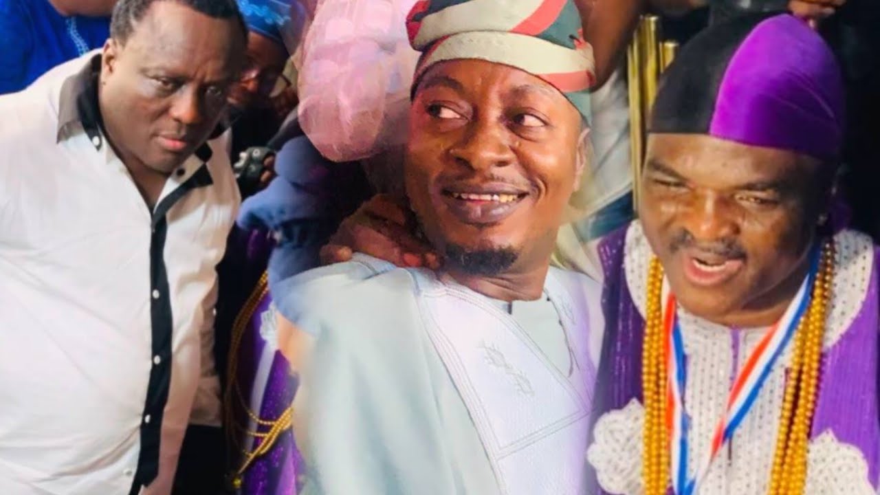 See What Osupa did as Taye Currency Atawewe Rasheed Ayinde Meet at 60 Birthday of obesere
