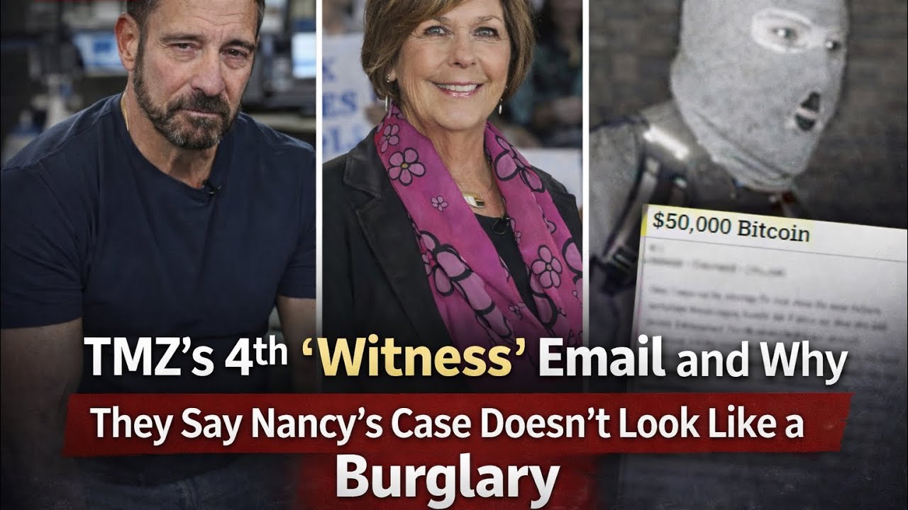 TMZ&rsquo;s 4th &ldquo;Witness&rdquo; Email and Why They Say Nancy&rsquo;s Case Doesn&rsquo;t Look Like a Burglary