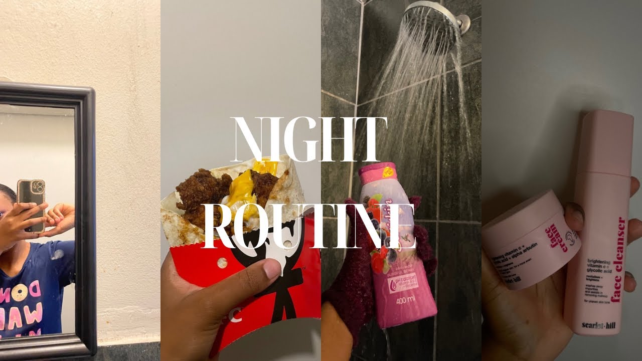 MY NIGHT ROUTINE||19 & living alone||Skincare,bodycare, GIRL DINNER & more🤍🫧