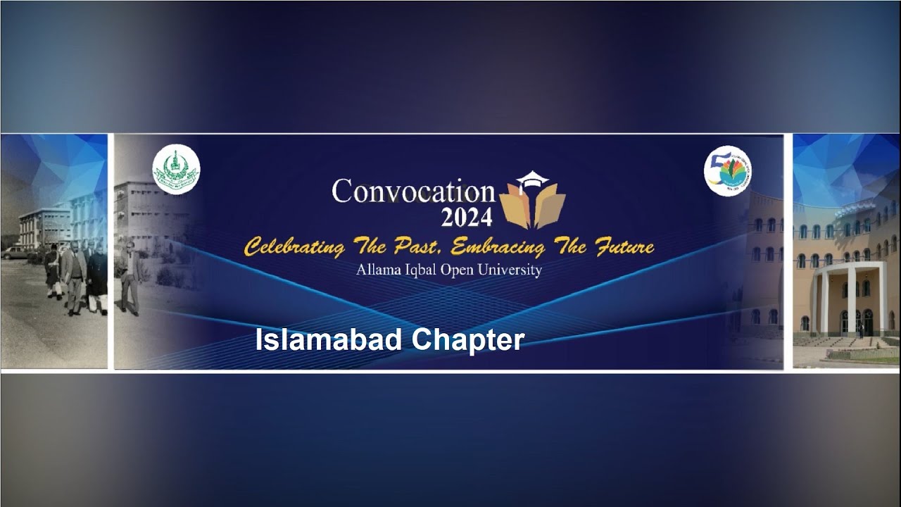 AIOU Convocation 2024 | Islamabad Chapter | AIOU