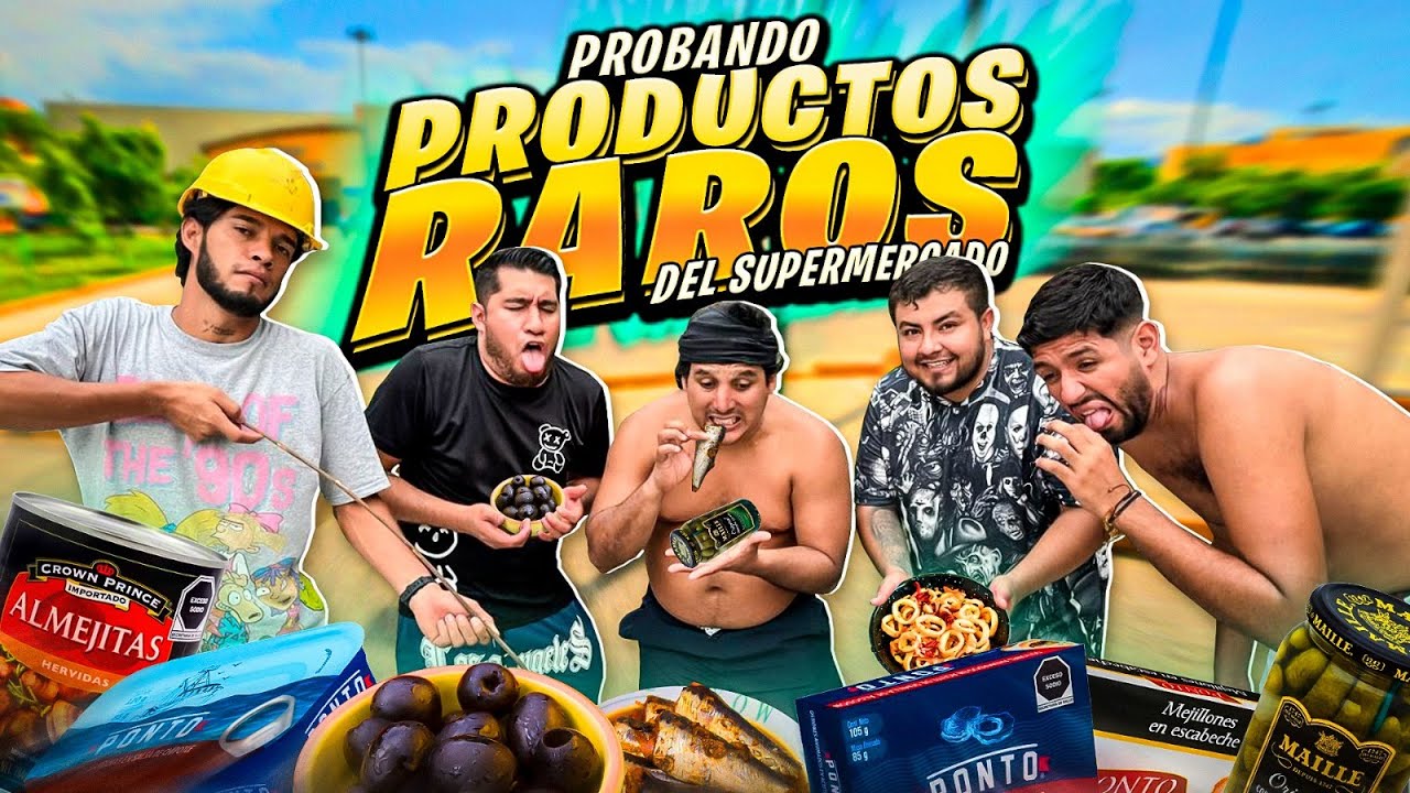 PROBANDO MARISCOS ENLATADOS DEL SÚPERMERCADO CON EL CREW RETOJORJAIS | lo comprarían?