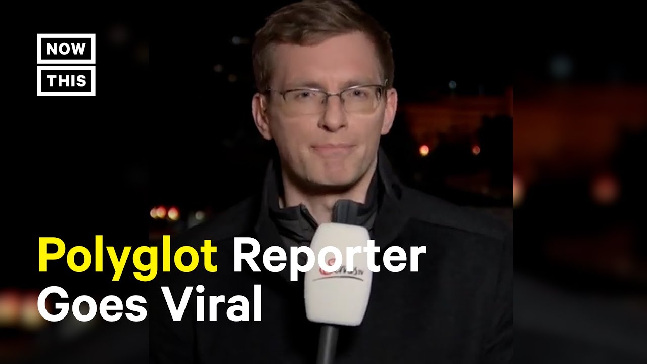Reporter Broadcasts from Ukraine in 6 Languages