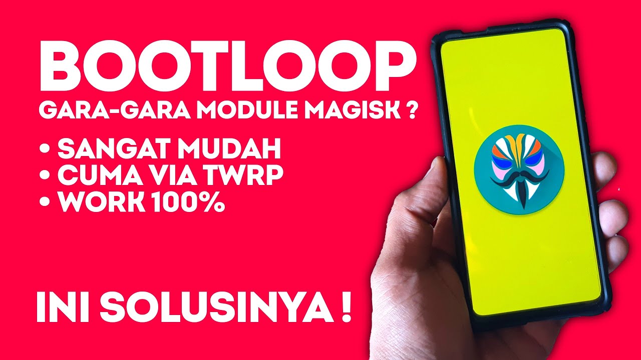 Cara Atasi Bootloop Setelah Install Module Magisk - Hapus Module Magisk Via TWRP