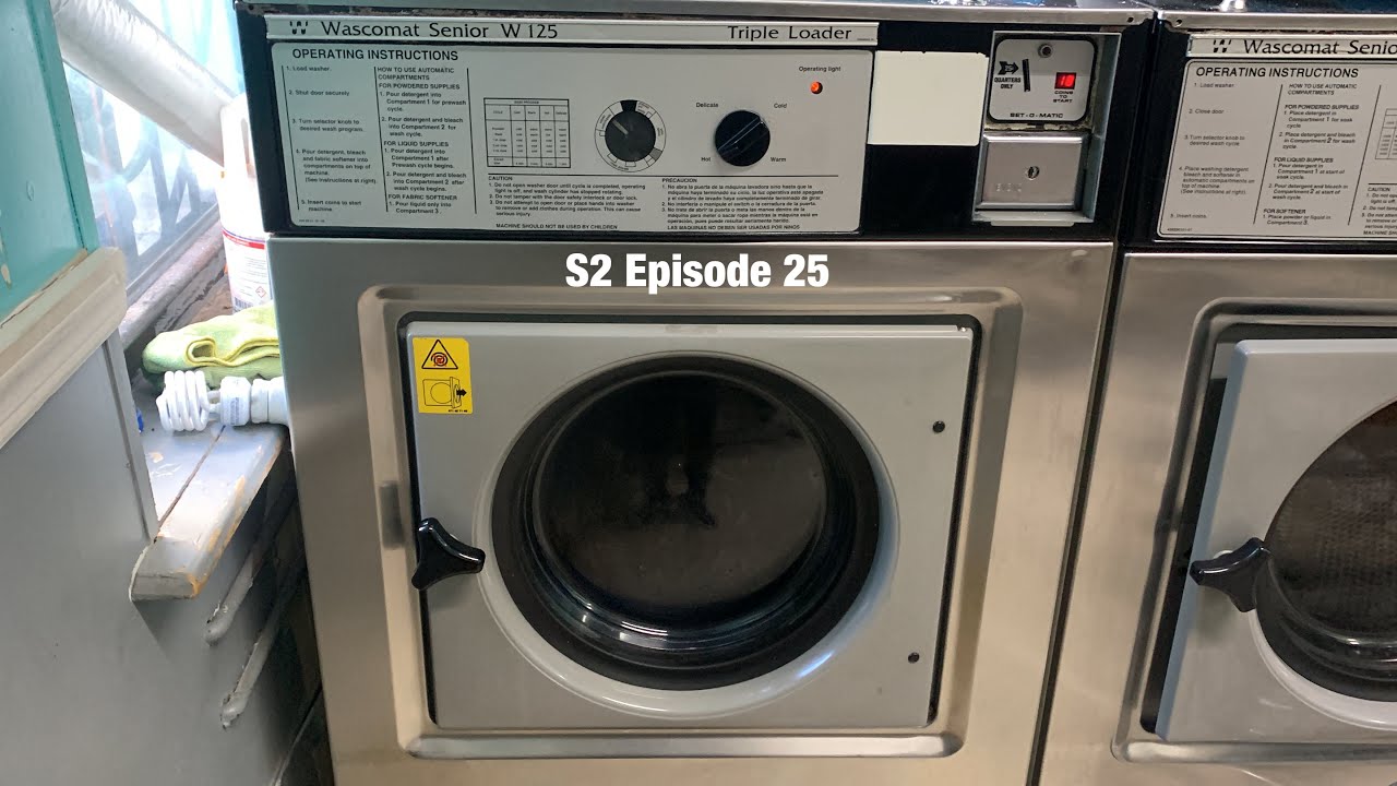 Laundromat day S2 Episode 25 Wascomat Senior W125 Washer washday