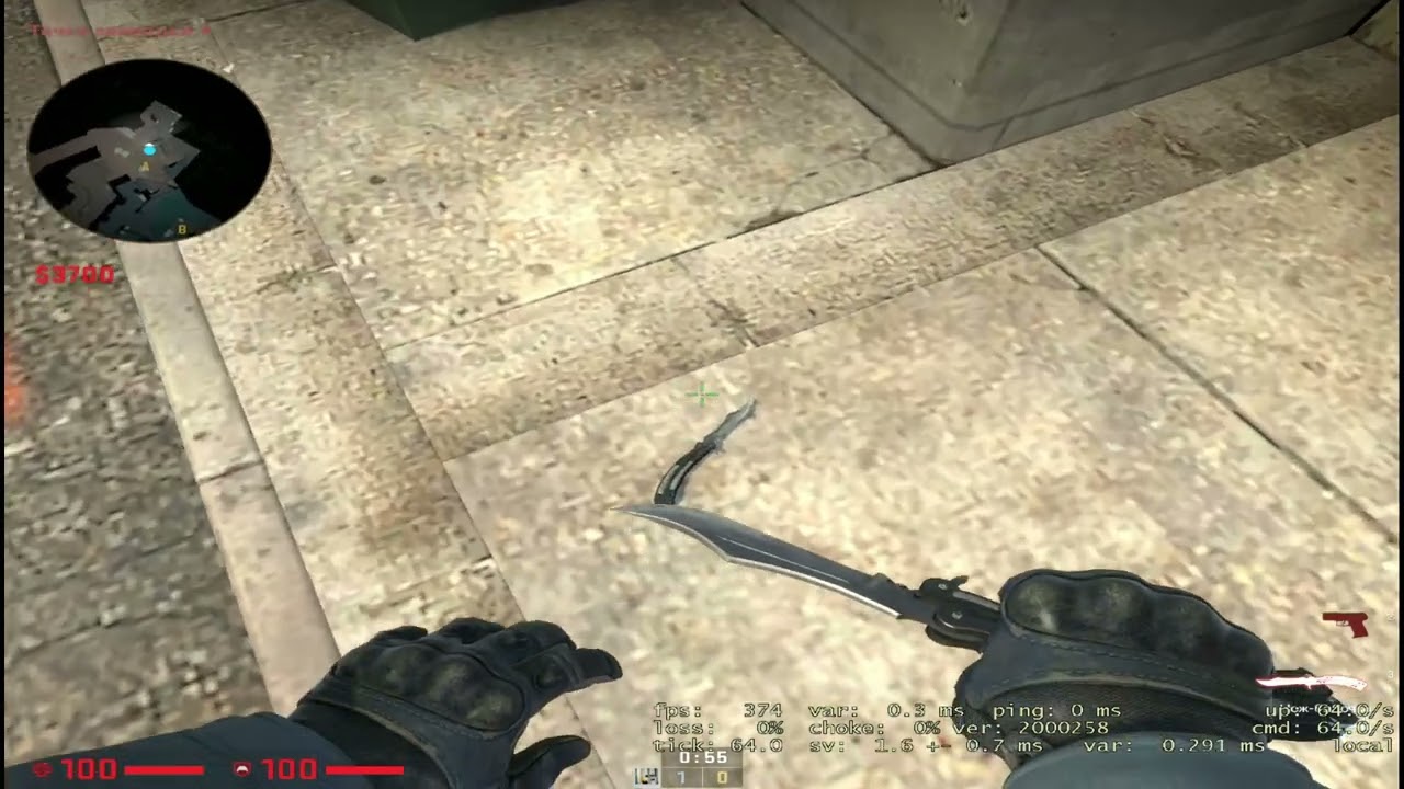 Как выдать себе нож в Counter-Strike: Global Offensive?