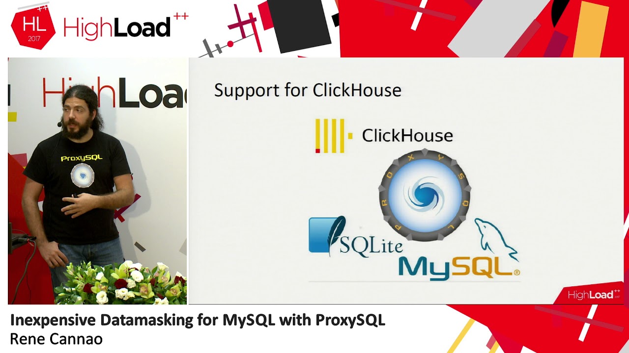 Inexpensive Datamasking for MySQL with ProxySQL / Rene Cannao (ProxySQL)
