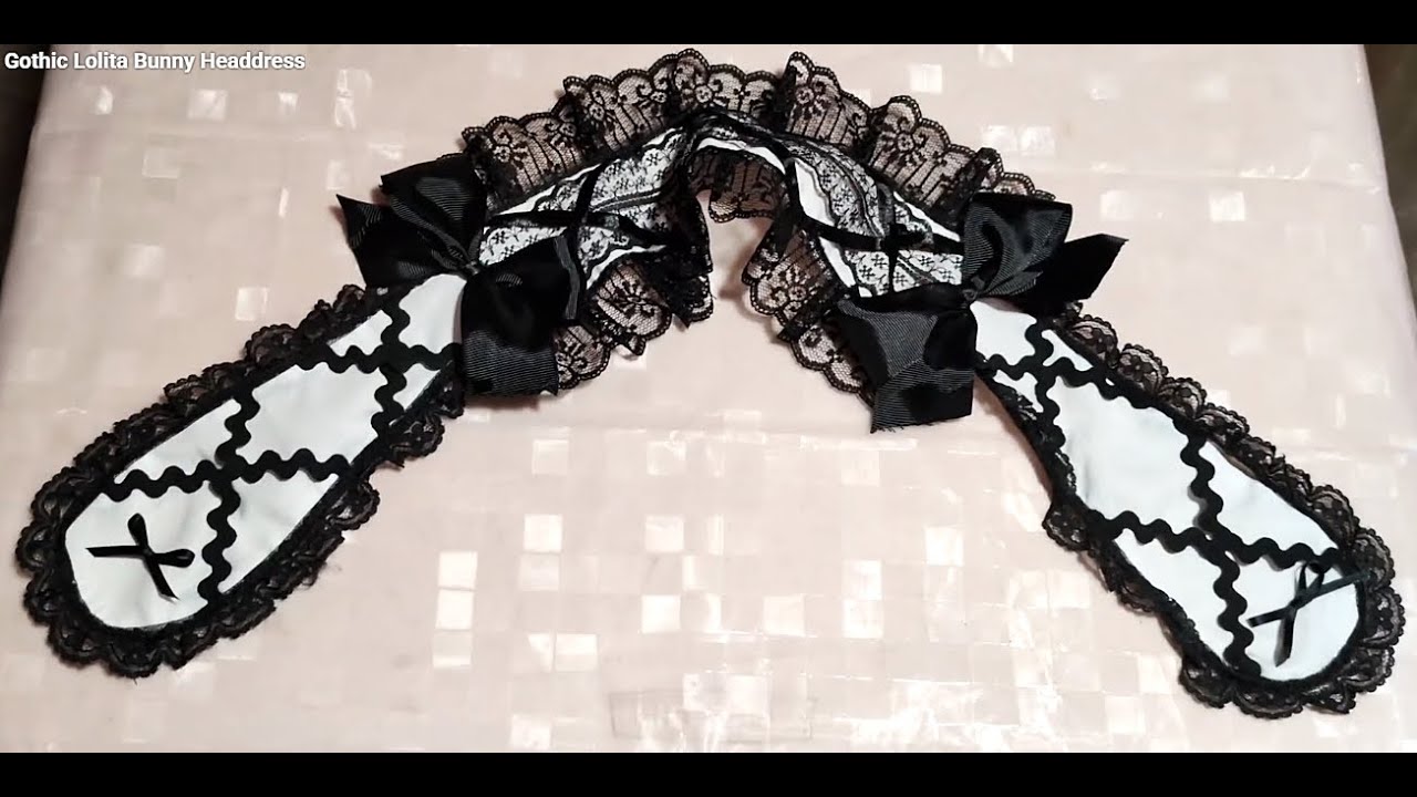 DIY Gothic Lolita Bunny Headdress
