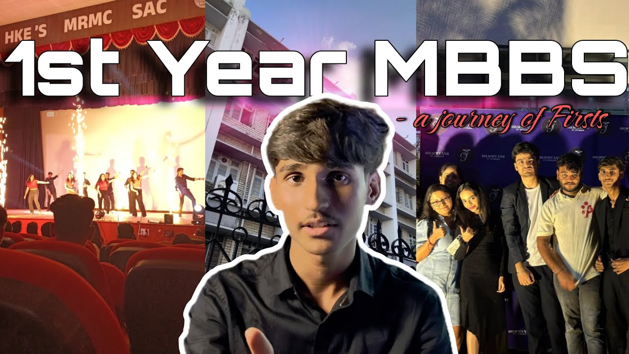 1st Year MBBS - A Journey of Firsts🩷 ABii🩺Steth | MRMC Kalaburgi