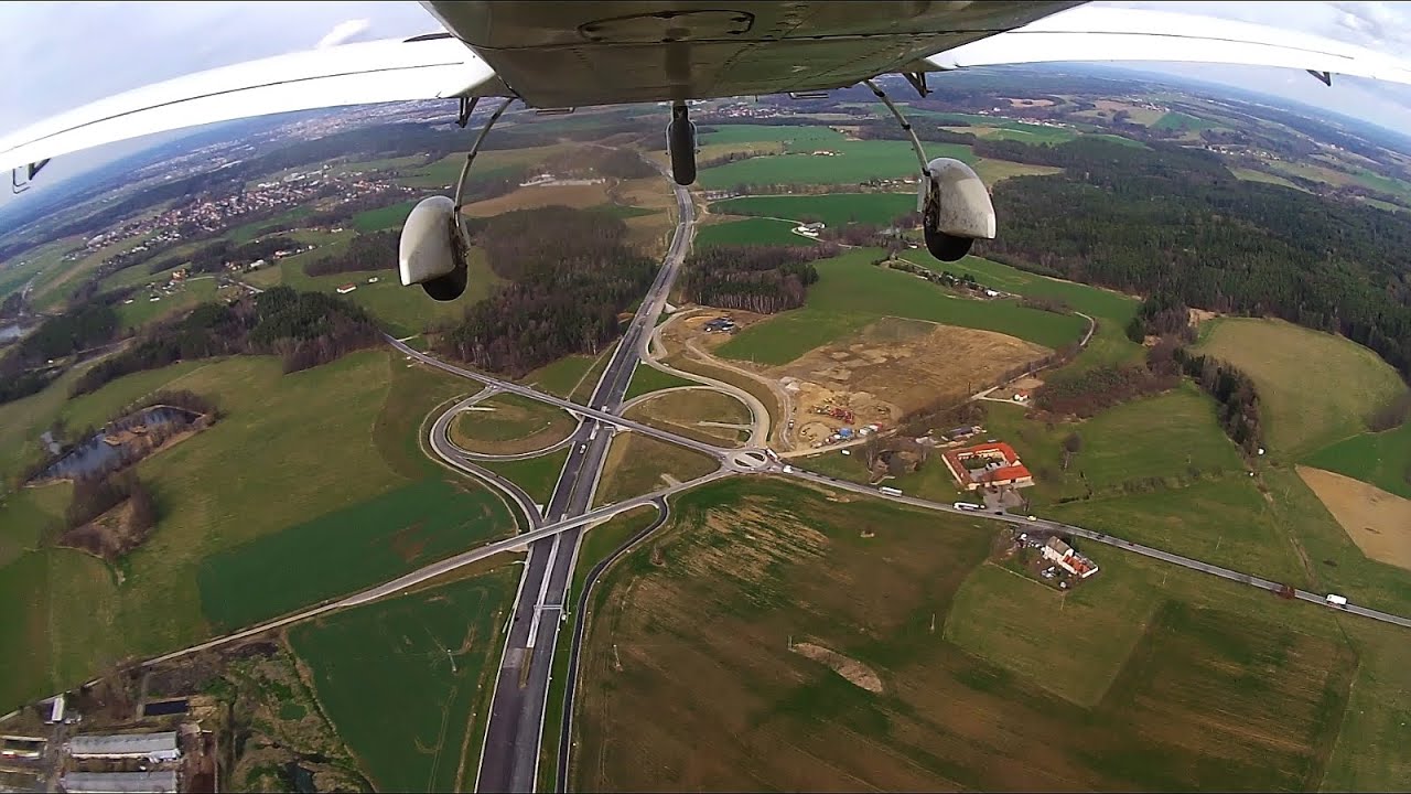 2024-03-15 Let podél budované dálnice D3 z Kaplice do Č. Budějovic (16. díl).Flight along D3-part 16