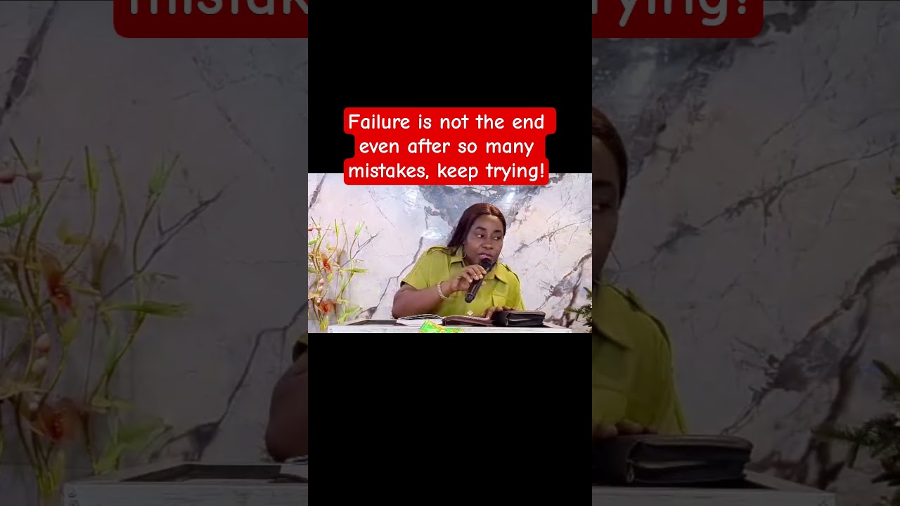 If you fail today try again tomorrow, failure is not the end