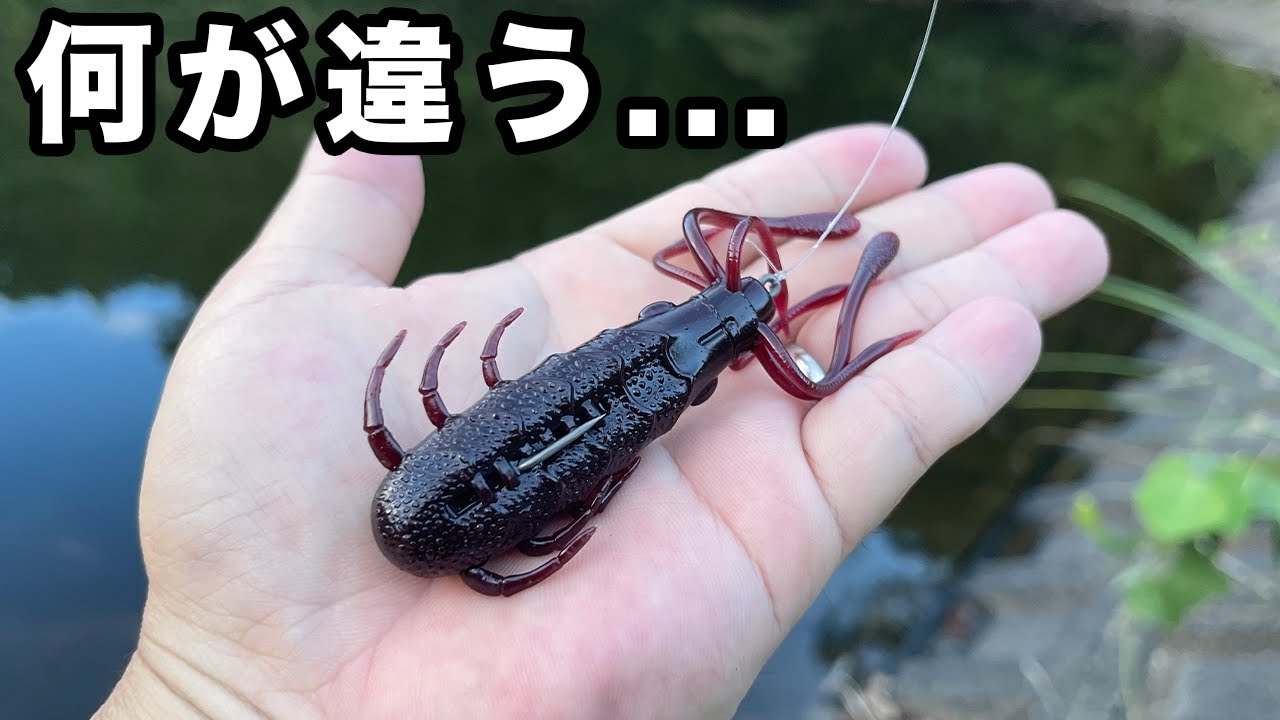 【バス釣り】ぶっ込みクローのインプレ!!レイドジャパンのバックスライド・高比重系ワームは他社と比較して実際どうなのか【RAID JAPAN 2023 新製品】 [新製品動画]【水中映像】