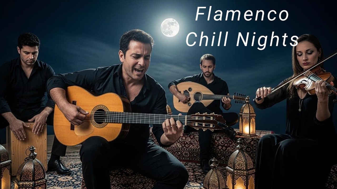 Flamenco Night Atmosphere 🌙 Relaxing Spanish Guitar Instrumental for Sleep & Focus