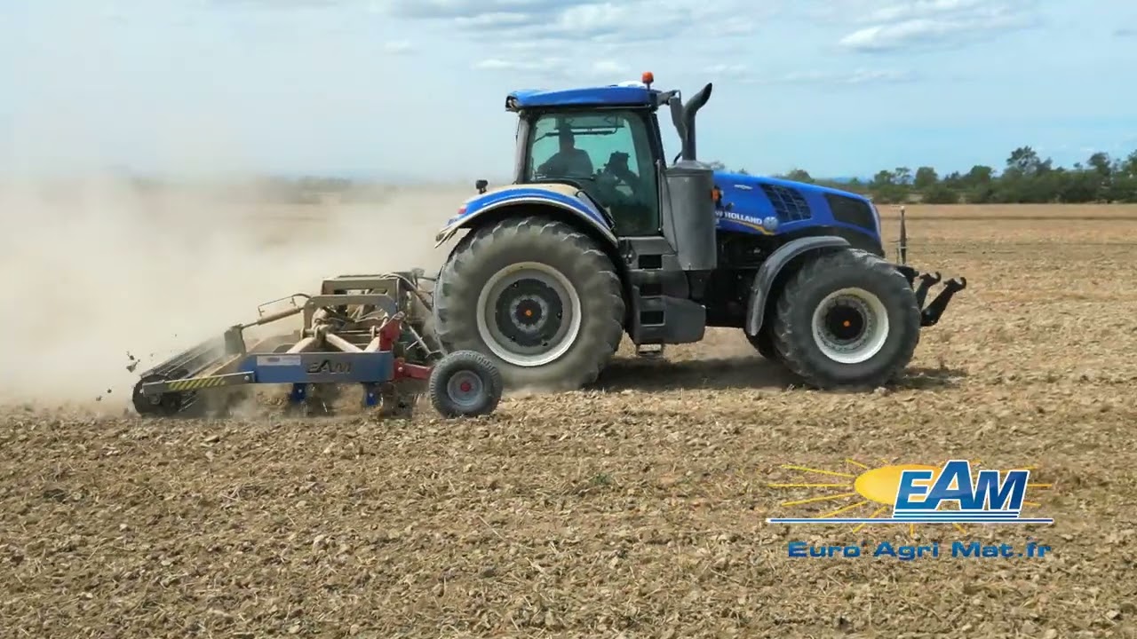 DECOMPACTEUR PLIABLE EAM 18 DENTS MICHEL 6M10  NH T8 GENESIS. (Subsoiler 18 tines michel)