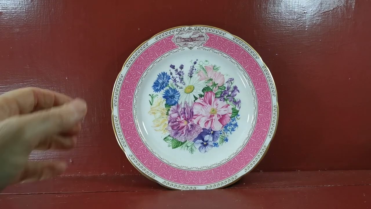 RHS Chelsea Flower Show Wedgwood China Plate-1987