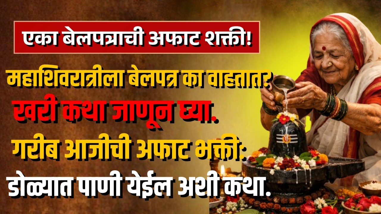 Mahashivratri Special एका बेलपत्राची अफाट शक्ती! | महाशिवरात्रीला बेलपत्र का वाहतात? #mahashiv