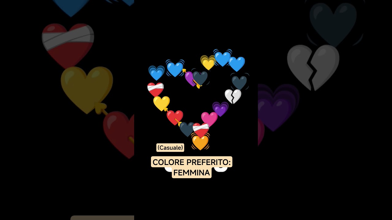 il tuo colore preferito!   se sei maschio o femmina. (CASUALE) 🫢⭐