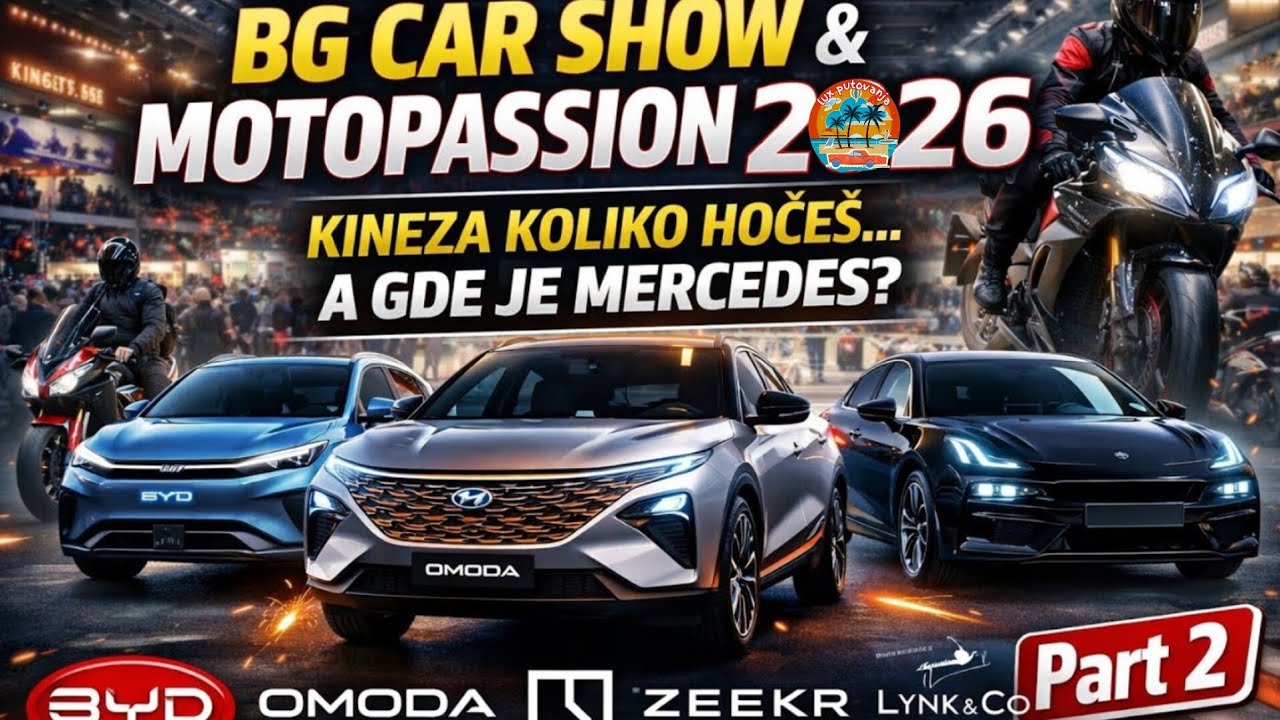 ŠOK NA BG CAR SHOW 2026 😲 Kineski automobili svuda – a Mercedes nestao? | DRUGI deo