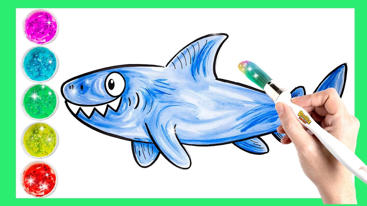 Friendly Shark Animation 🦈 | Fun Ocean Animal for Kids