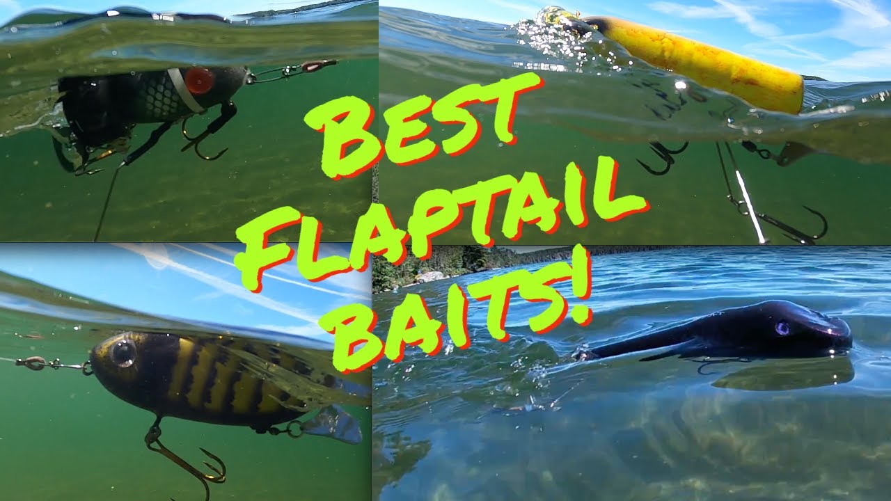 The BEST MUSKY FLAPTAIL BAITS on the market today!!! Underwater footage!