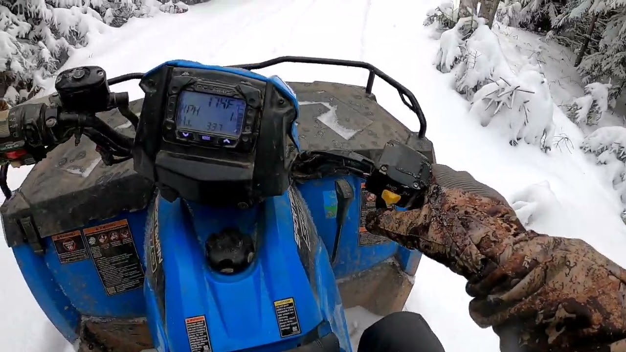 Snow Day on the Polaris Sportsman 570