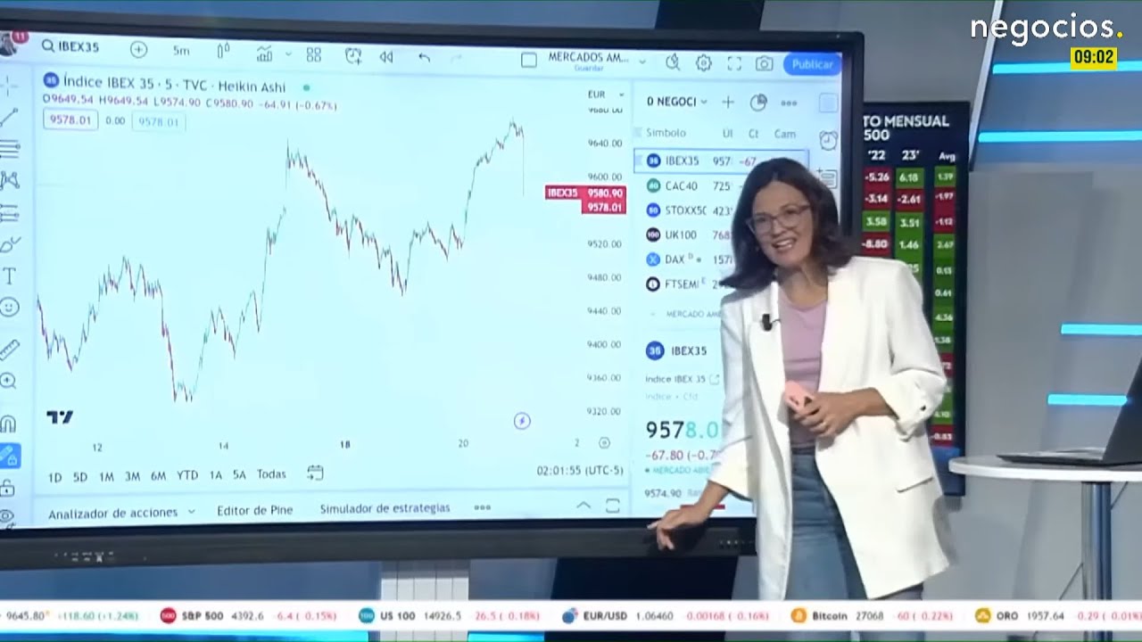 APERTURA DE MERCADOS: las bolsas europeas siguen en números rojos