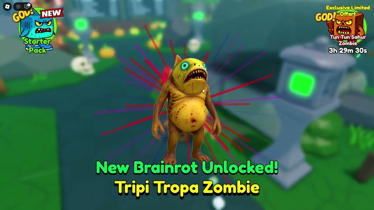 😱Brainrot Evolution Zombie Playing Roblox part 1  😱   #roblox #brainrotevolution  #mrmikki