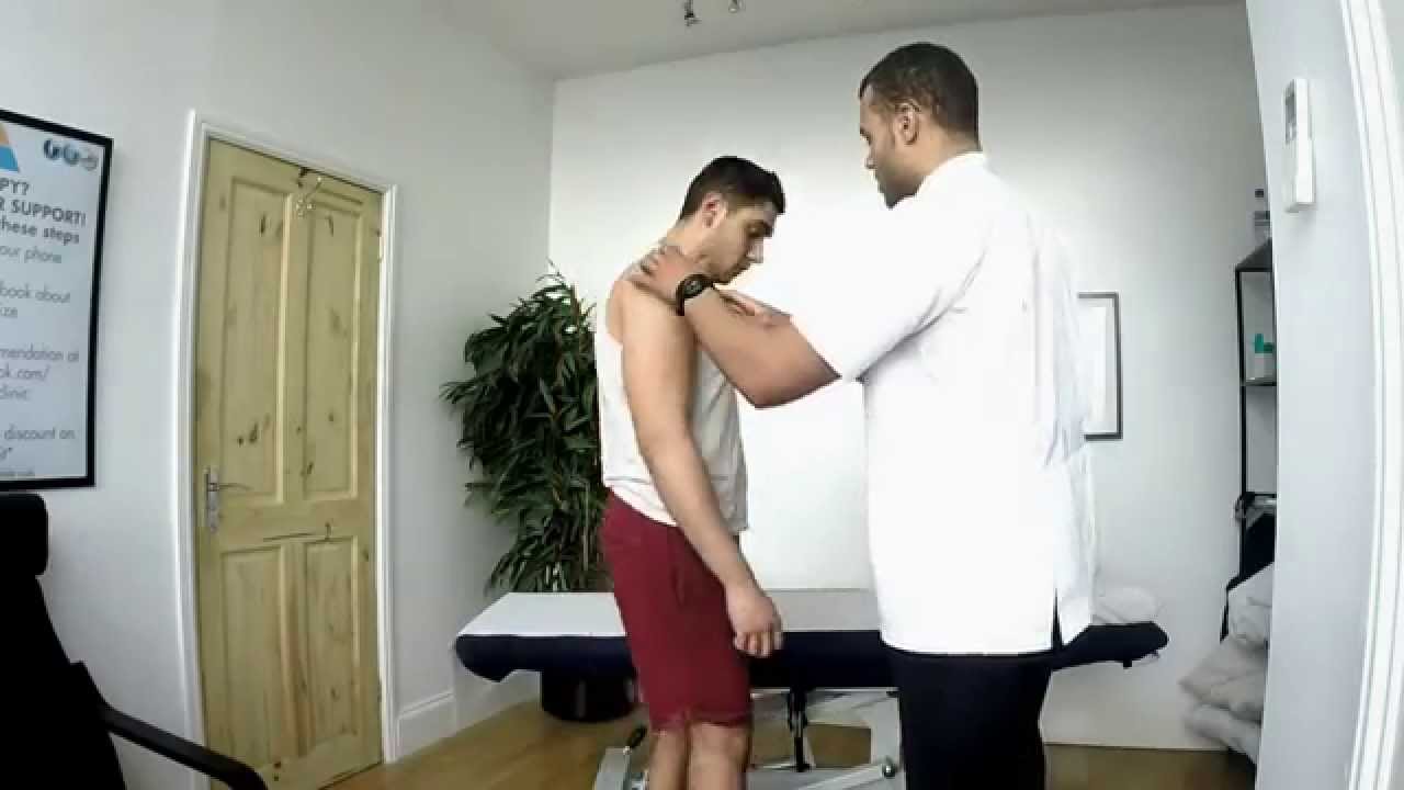 What is Osteopathy? Demo treatment for shoulder injury