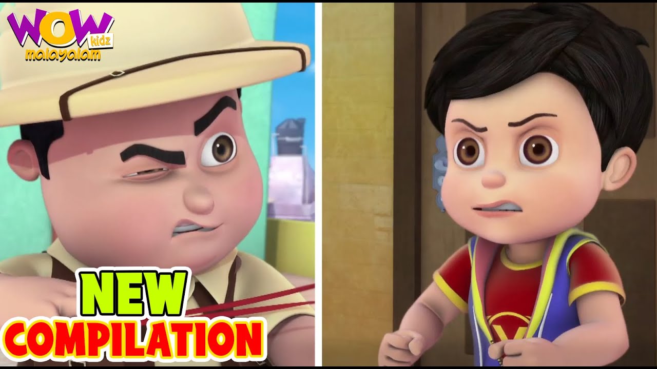 മഴ പെയ്യാം |Vir The Robot Boy| New Compilation 141 | Kids Malayalam Story |Cartoon