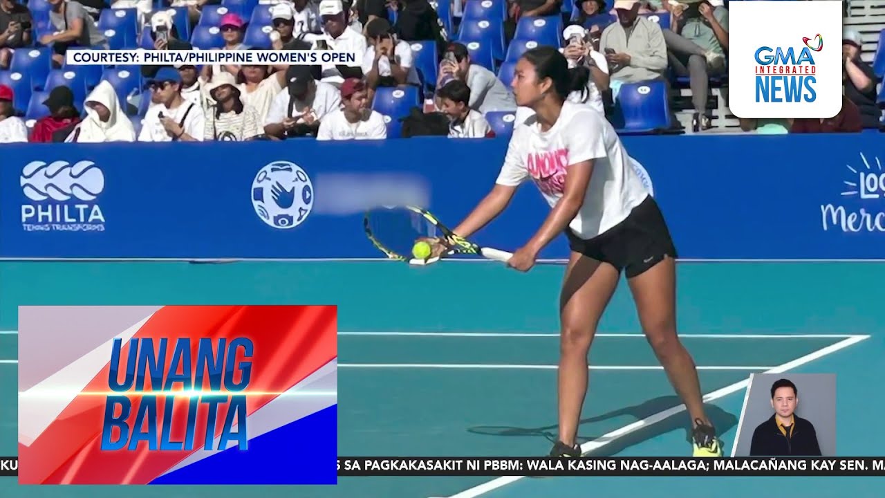PH tennis player Alex Eala, kabilang sa mga maglalaro sa WTA 125 Philippine... | Unang Balita