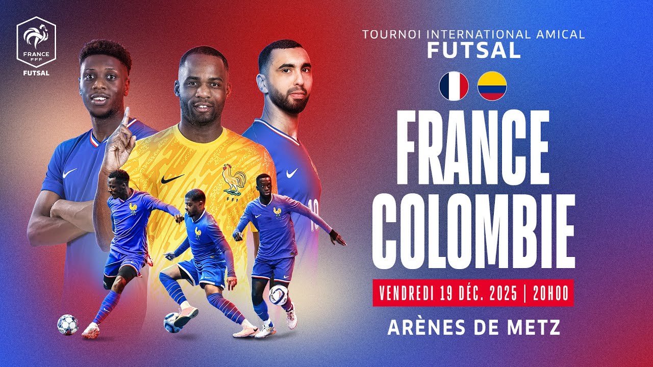 Futsal : France - Colombie (4-4) en replay !