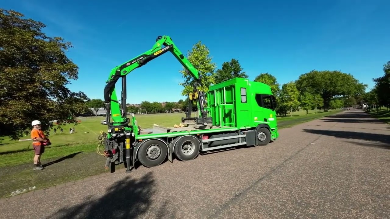 Preparing the ground for Nottingham GOOSE FAIR 2024