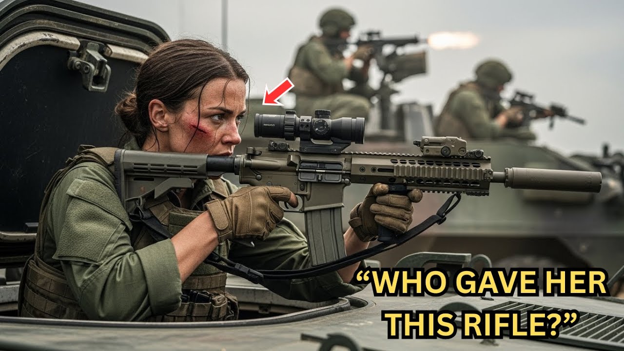 Under Fire, The General Shouted, "Who gave him that rifle?" — She loaded The M24.
