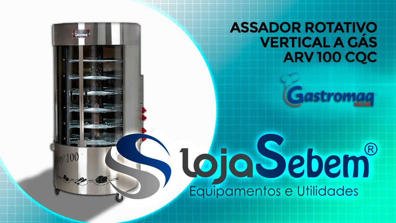 Assador Rotativo Vertical Gastromaq - ARV CQC