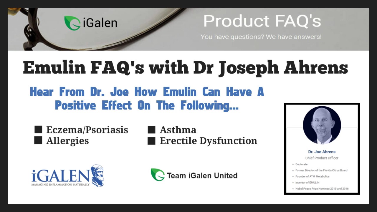 Dr Ahrens Discusses  how to lower your inflammation and your body heals itself!