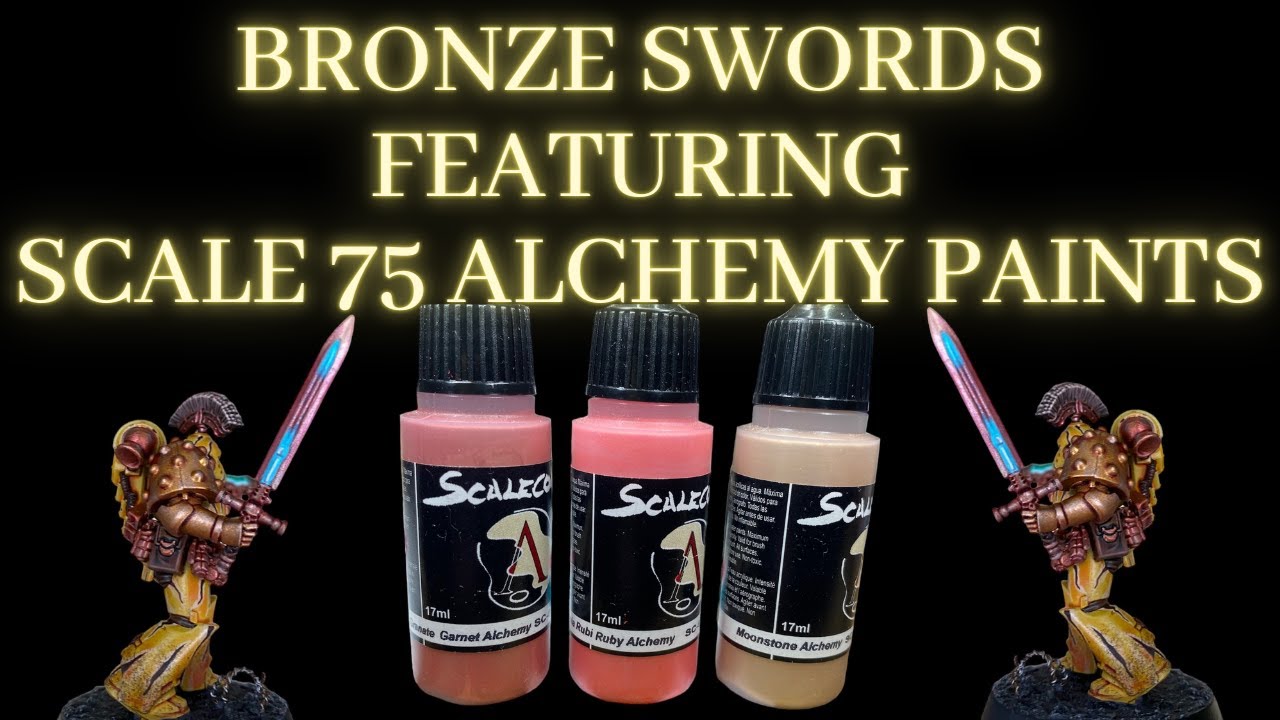 How to Paint BRONZE SWORDS Featuring SCALE 75 ALCHEMY PAINTS